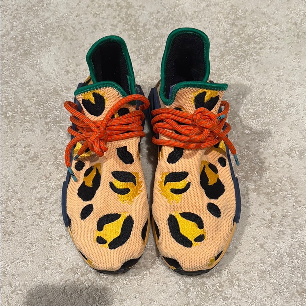 Adidas x Pharrell Williams Leopard Print Sneakers